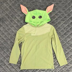 Star Wars The Mandalorian Boy's Lightweight Hoodie, Size 5/6, Baby Yoda